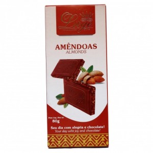 Chocolate Liége com Amêndoas (80g)